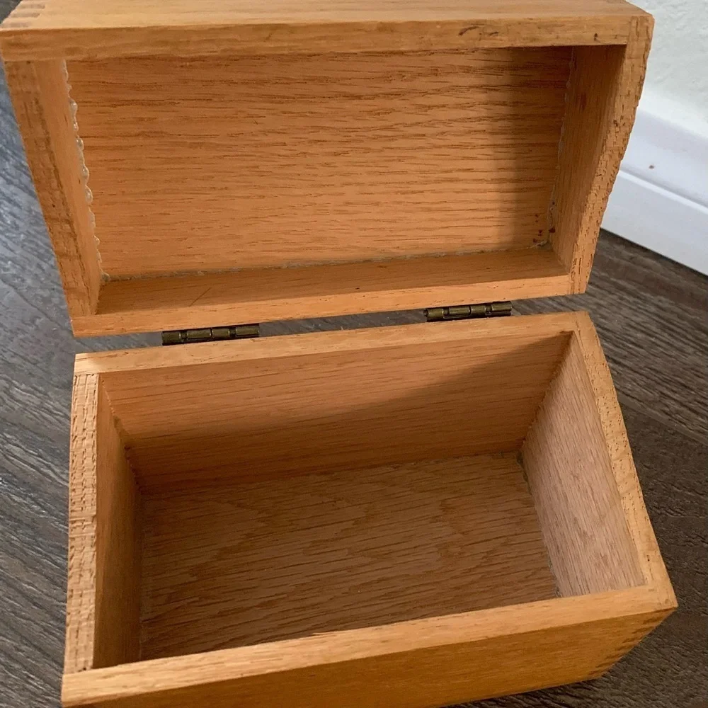 Wooden box with Dove Tailed Corners